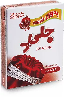 پودر ژله بدون شکر انار جلید ۱۰۰ گرم