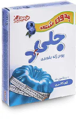 پودر ژله بدون شکر بلوبری جلید ۱۰۰ گرم