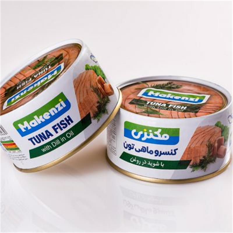 کنسرو ماهی تن با شوید در روغن