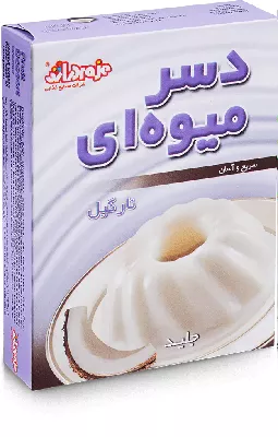 دسر میوه ای نارگیل جلید دراژه ۵۰ گرم