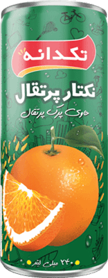 نکتار پرتقال حاوی پرک پرتقال تکدانه (240 میلی لیتر)