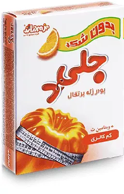 پودر ژله بدون شکر پرتقال جلید ۱۰۰ گرم