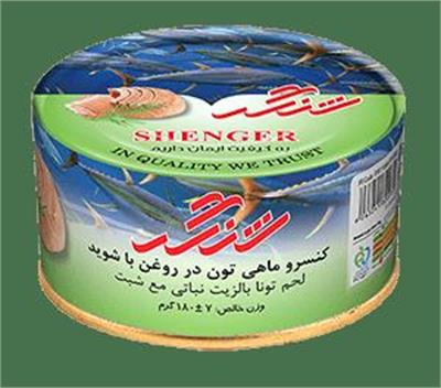 کنسرو ماهی تون (تن) و شوید شنگر به مقدار 180 گرم